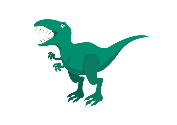 Green Tyrannosaurus rex vector - Vector, Imagen