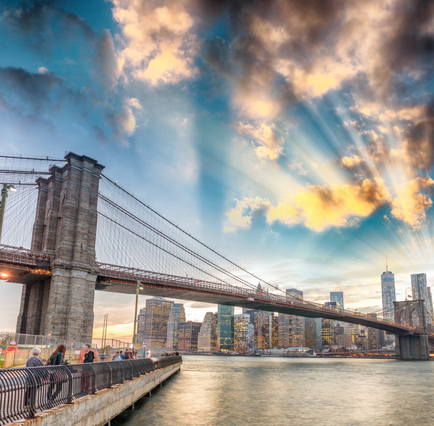 Brooklynin silta New Yorkissa - Valokuva, kuva