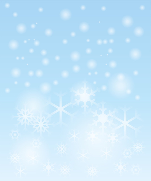 Schnee, blau, Hintergrund, Vektor - Vettoriali, immagini