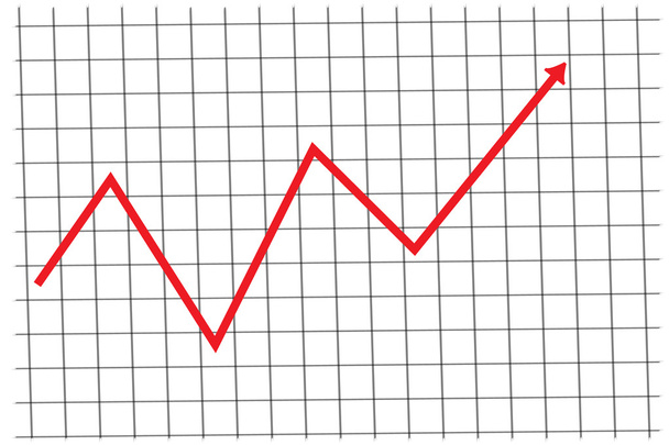 株価チャート - ベクター画像