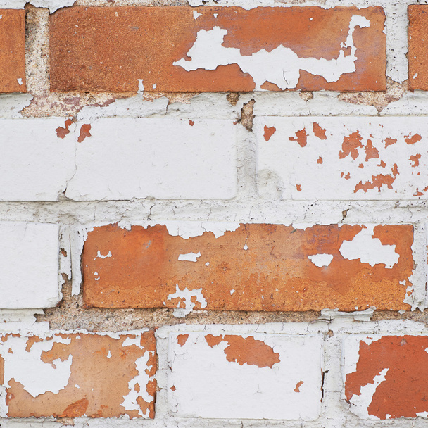Fragment of an old brick wall - Fotoğraf, Görsel