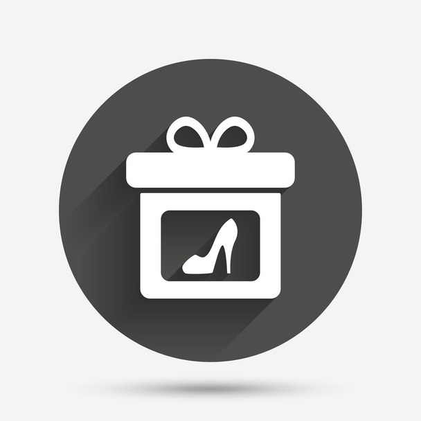 Gift box sign icon.   - Vector, Image