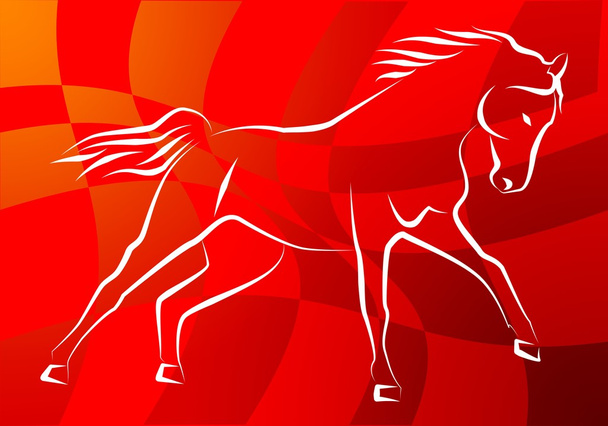 Icono de ilustración de caballo diseño de arte
 - Foto, imagen