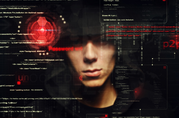 Хакер на роботі
 - Фото, зображення
