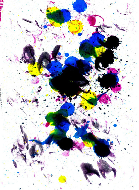 Renkli boya damlar - Fotoğraf, Görsel