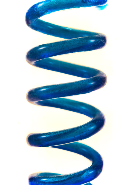 Tube en verre spirale avec de l'eau
 - Photo, image