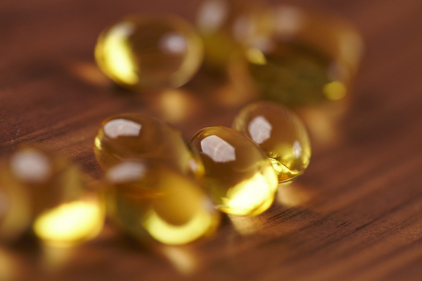 yellow Oil Tablets - Photo, Image
