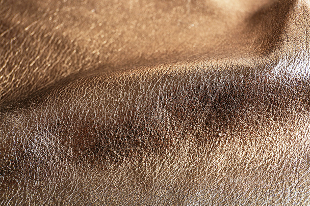 Dark brown shiny leather texture  - Fotó, kép