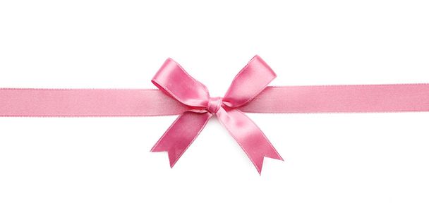 Pink ribbon bow - Foto, Bild