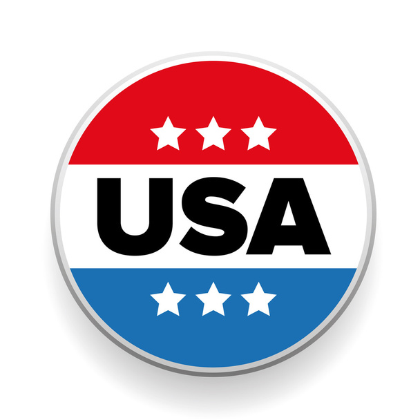 United States Election Vote Button or badge - Vector, Image