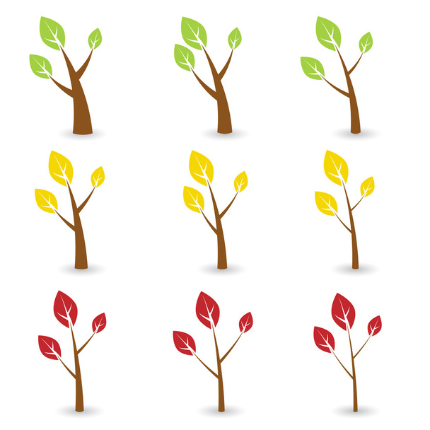 tree symbols - Vector, Image