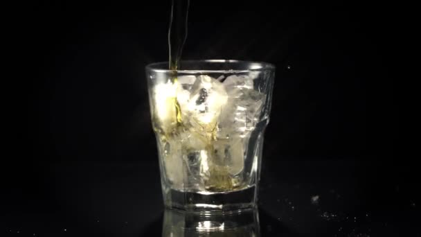 Scotch Glass Pour Star Filter - Footage, Video