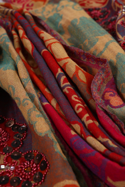 Chinese stijl patroon gemaakt van stof sjaals - Foto, afbeelding