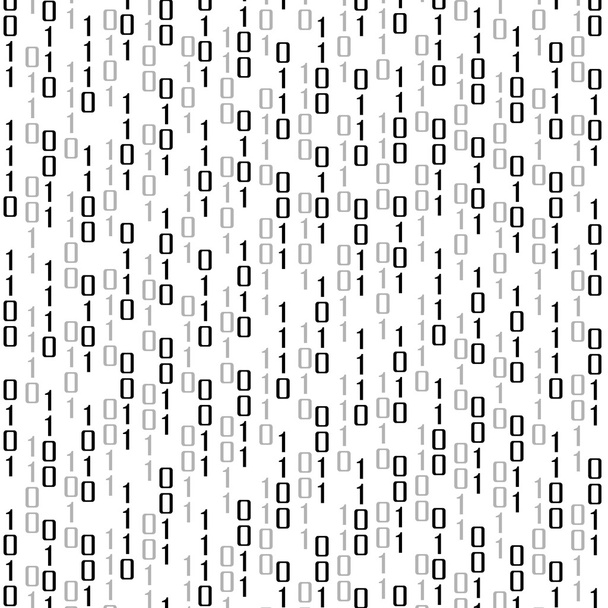 Abstract technology background with binary computer code - Vector, Image