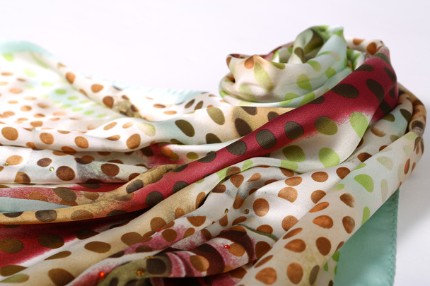 Chinese style pattern made of fabric scarves - Photo, Image