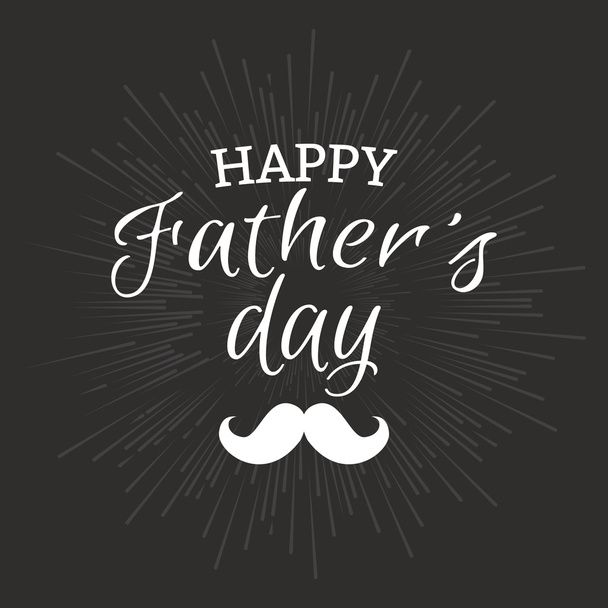 father day label - Vector, afbeelding