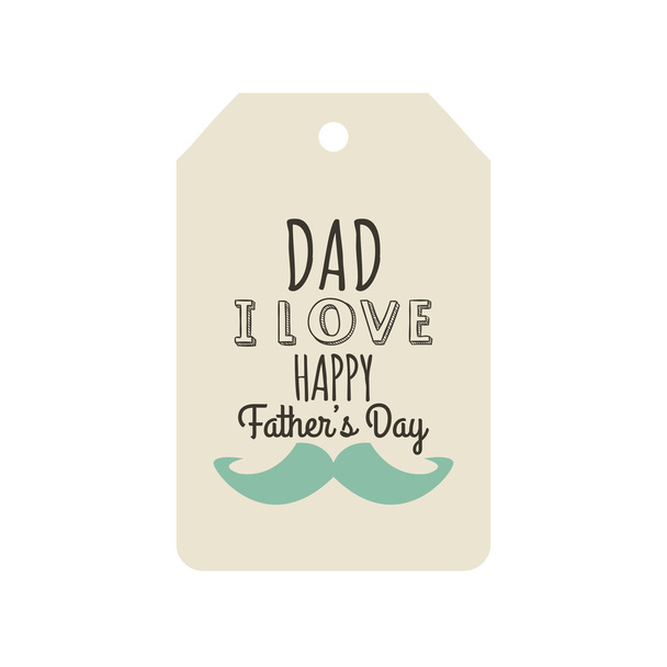 father day label - Vector, Image