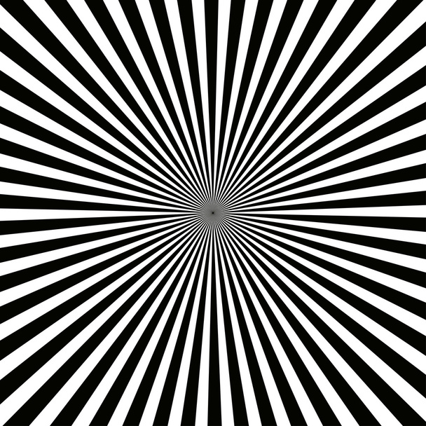 Vektor-Illusionsstrahlen auf weißem Hintergrund. Illustration - Vektor, Bild