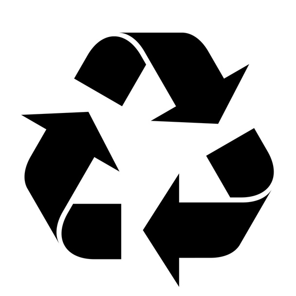 Recycle symbool - Vector, afbeelding