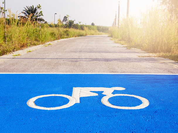 Bisiklet işareti Bisiklet Lane yaşam tarzı Park açık - Fotoğraf, Görsel