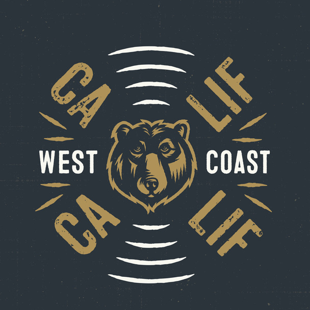 West Coast CALIF  - ベクター画像