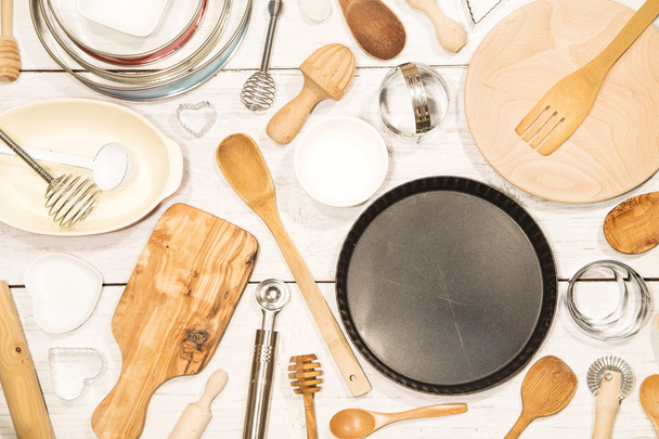 Various kitchen utensil  - Foto, afbeelding