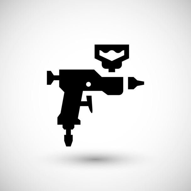 Paint gun icon - Vector, Image