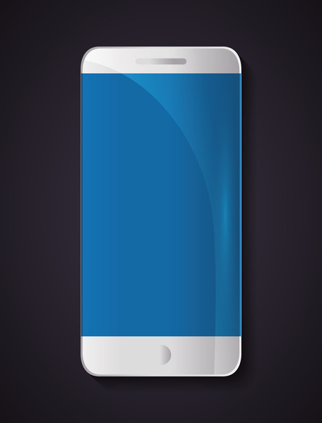 Icono del teléfono inteligente. Diseño tecnológico. gráfico vectorial
 - Vector, Imagen