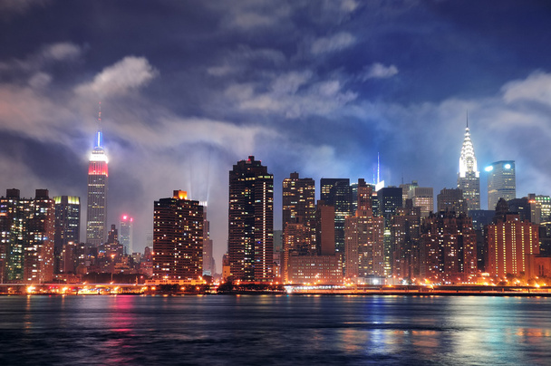 New York Manhattan centre-ville au crépuscule
 - Photo, image