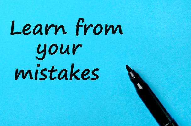 De woorden leren van je fouten - Foto, afbeelding