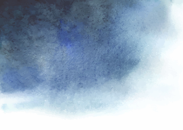 Aquarel blauw grijze abstracte achtergrond - Vector, afbeelding