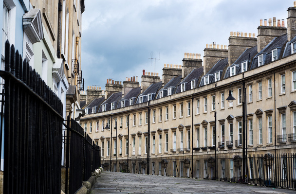 Buildings along The Paragon in the city of Bath - Photo, Image
