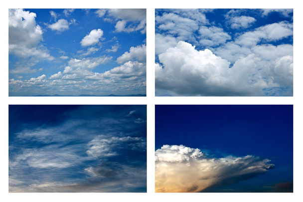 Modèle de nuages dans le ciel
. - Photo, image