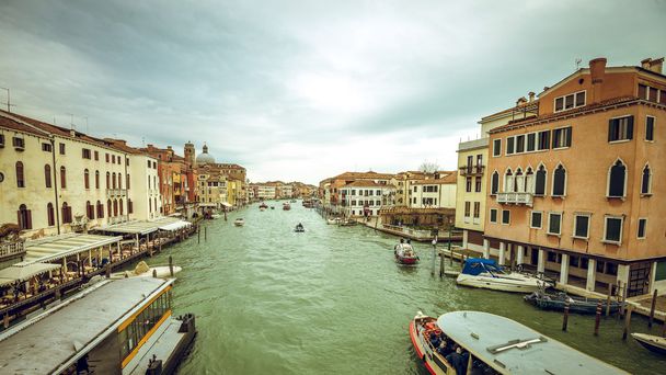 Θέα στο μεγάλο κανάλι της Βενετίας - Φωτογραφία, εικόνα