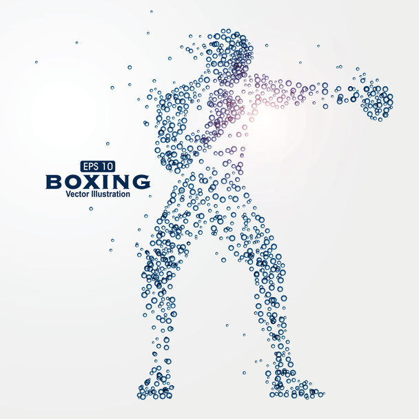 Sports Graphics particles, vector illustration. - Vector, Image