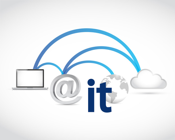 information technology cloud data access - Photo, Image