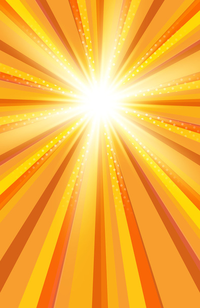 horké letní slunce - Vektor, obrázek