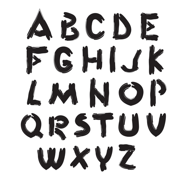 english alphabet vector - Wektor, obraz