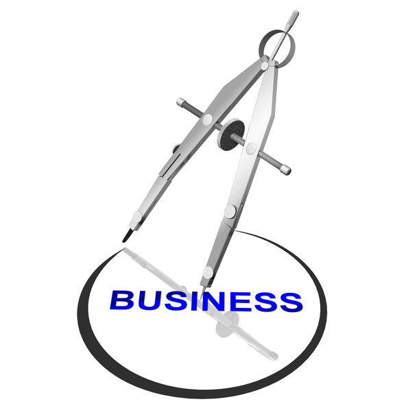 Üzleti kör iránytű - Fotó, kép