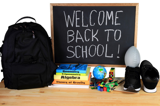 Willkommen zurück in der Schule - Schulversorgung - Foto, Bild