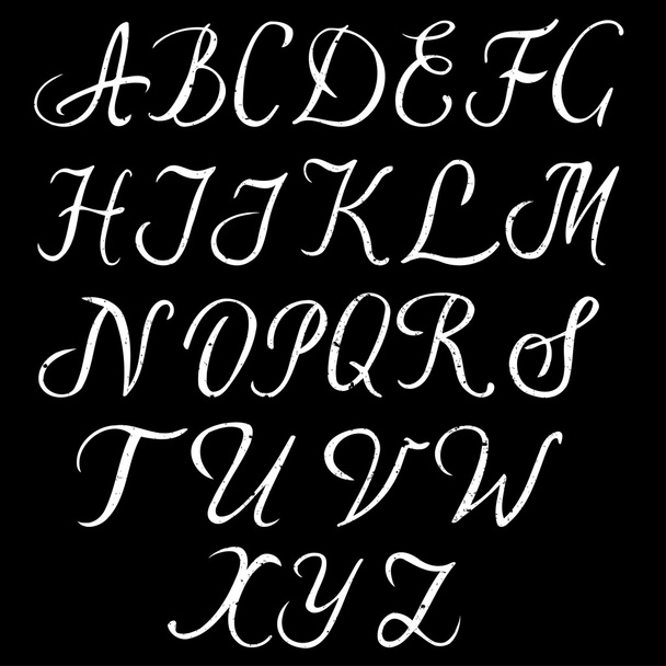 Hand drawn alphabet - ベクター画像