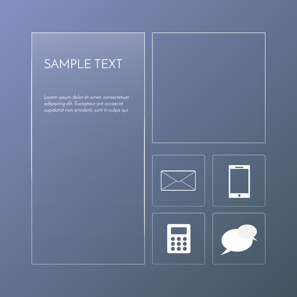 Transparent template design. - Vector, Image