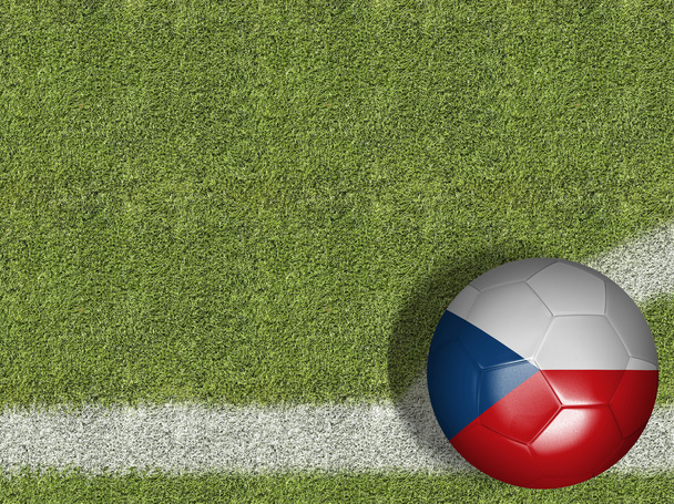 Czech Republic Ball in Field - Photo, Image