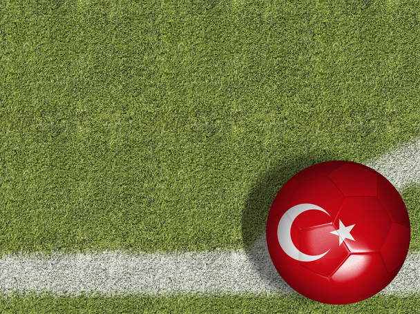 Τουρκική σφαίρα στο πεδίο - Φωτογραφία, εικόνα
