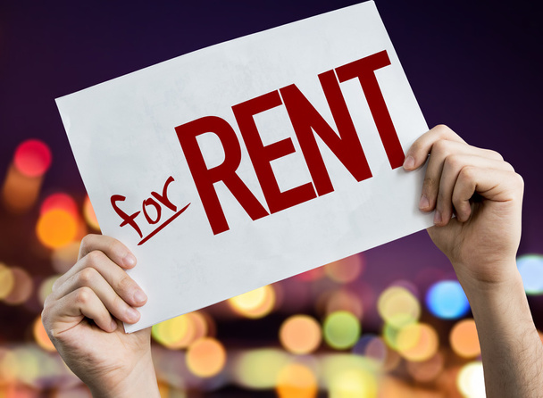 For Rent  placard - Photo, Image