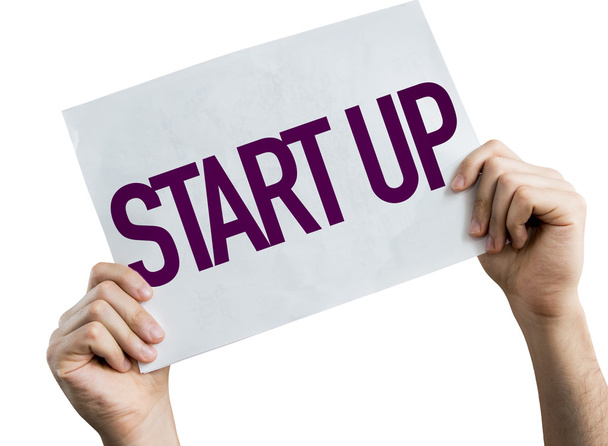 Start Up placard - Фото, зображення