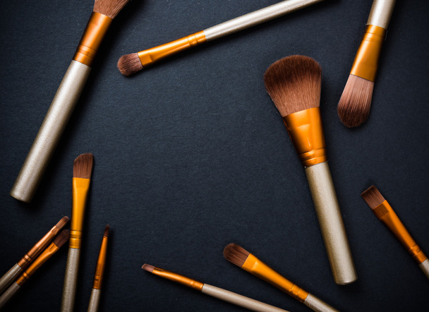 Colección de pinceles de maquillaje profesional, nuevas herramientas de maquillaje
 - Foto, Imagen