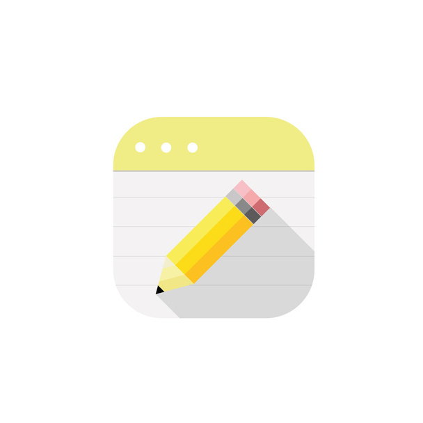 Pencil and icon  - Photo, Image