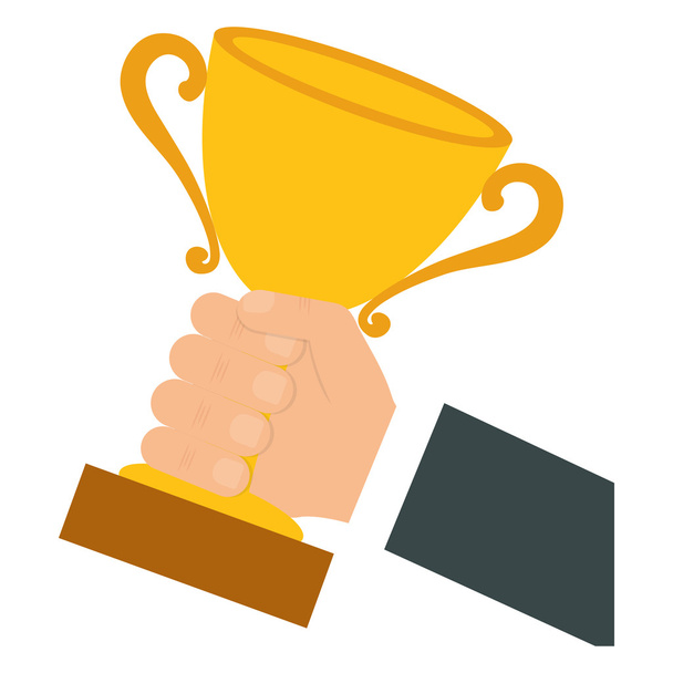 Trophy cup icon. Winner design. Vector graphic - Vector, Image