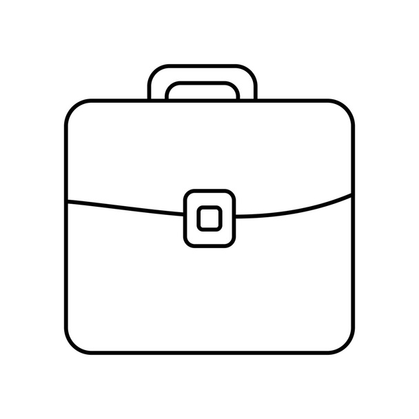 Het pictogram van de koffer. Ontwerp van de zak. Vectorafbeelding - Vector, afbeelding